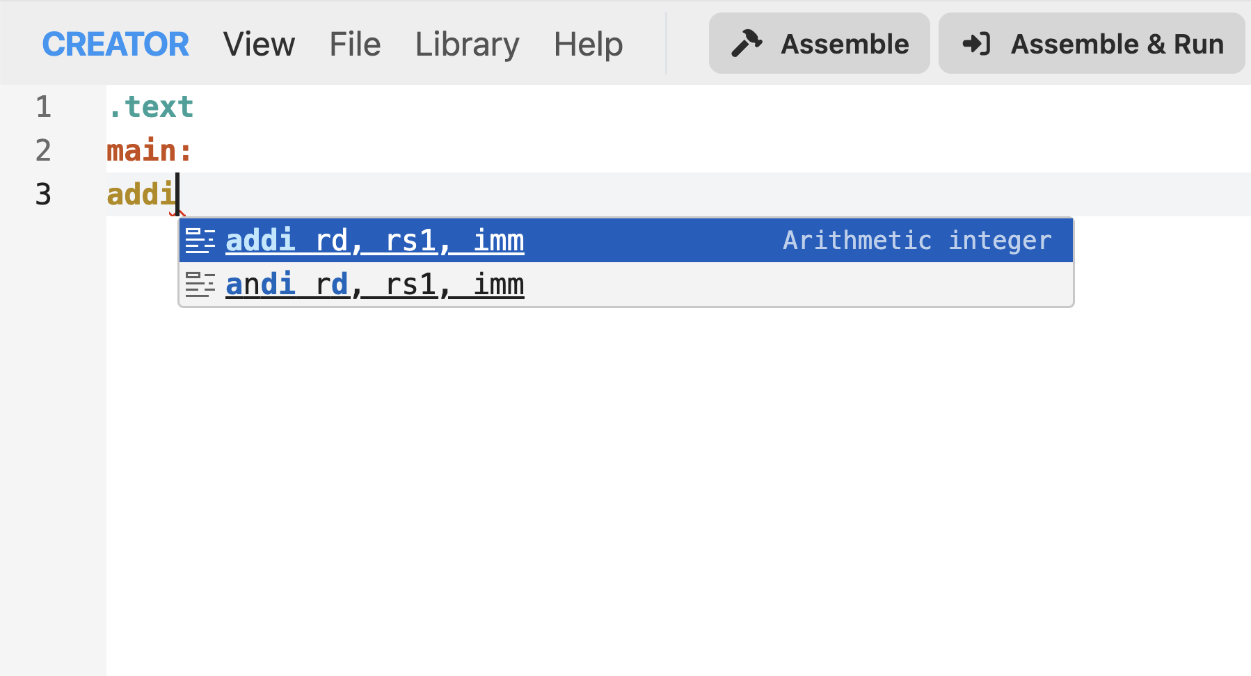 Editor Auto-Completion