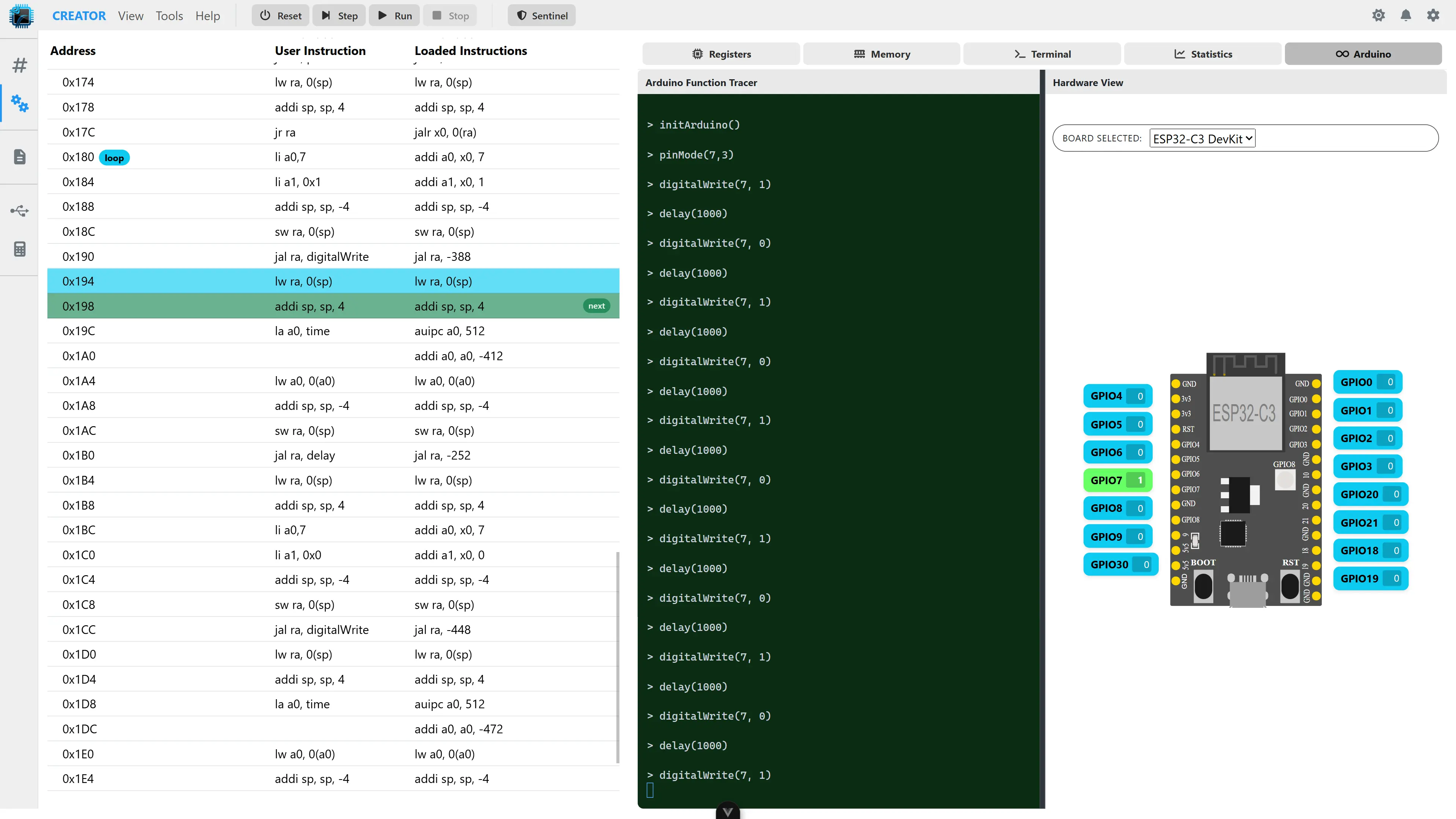 CREATOR - Assembly Programming Simulator